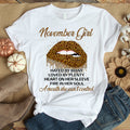 November girl hated by many loved by plenty November birthday shirts, a queen was born in November, November shirts for Woman