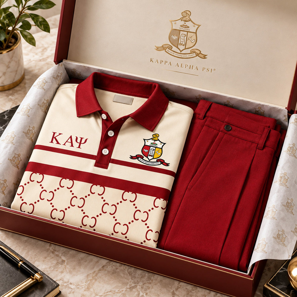 PREMIUM LONG POLO & PANTS SET ALK YPT KAP 0810261