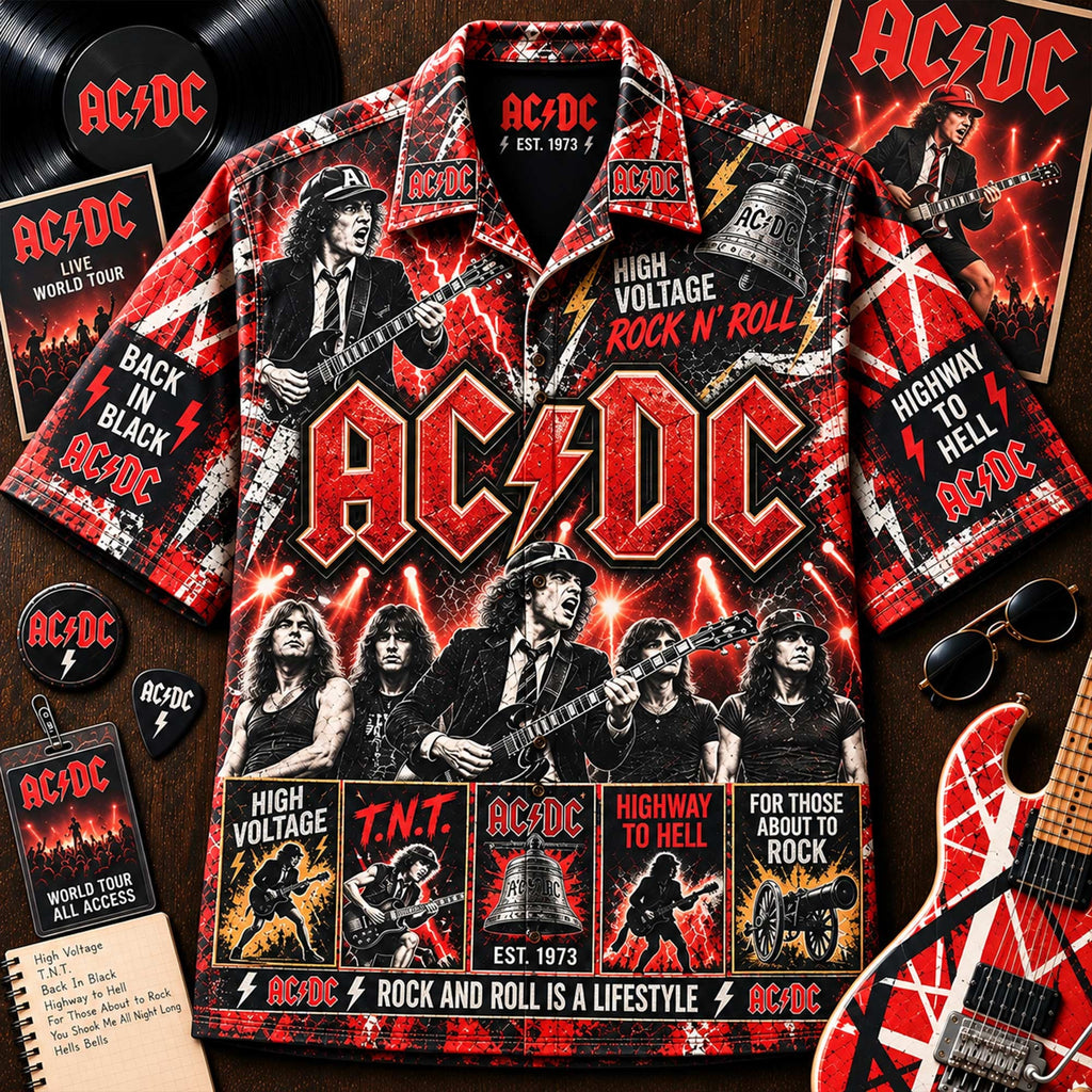 PREMIUM HAWAIIAN SHIRT HCT APT ACDC 12102615