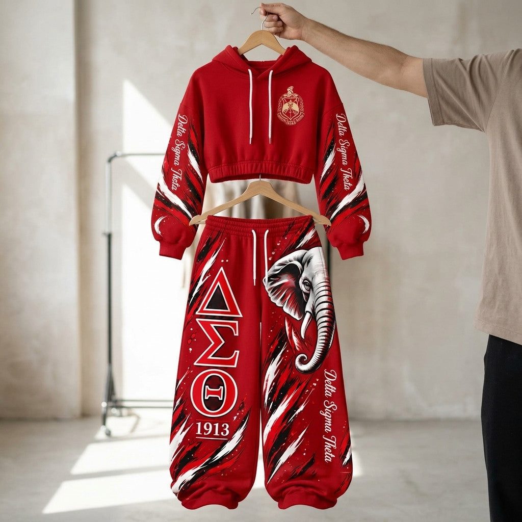 PREMIUM CROP HOODIE SET TLQ DBD DST 1410261