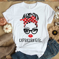 Capricorn Girl, Capricorn Birthday Shirts for woman, Capricorn birthday month, Capricorn cotton T-shirt for her