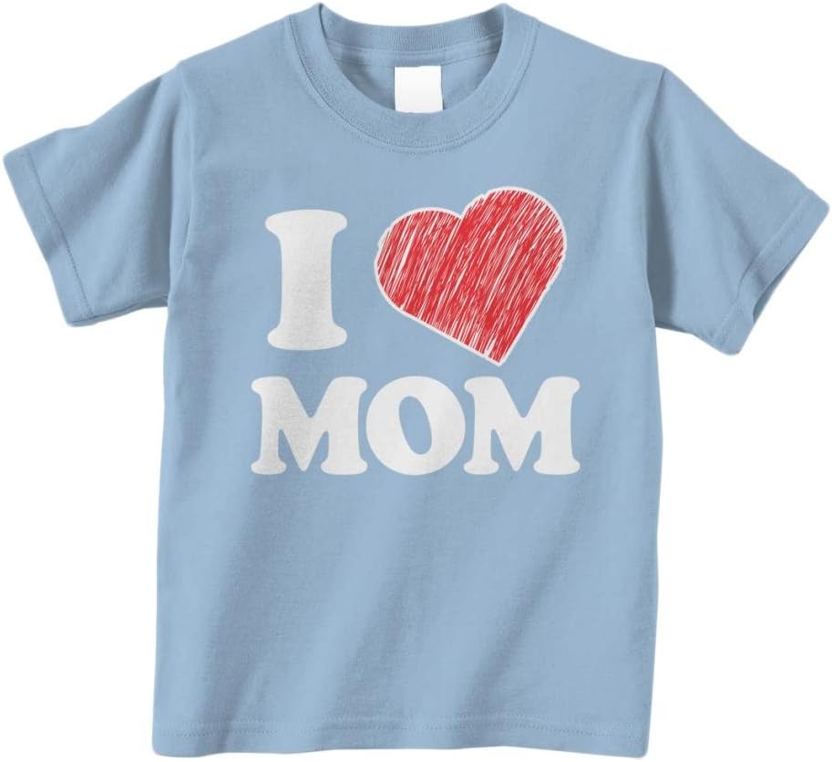 Threadrock Little Boys' I Love Mom Infant\/Toddler