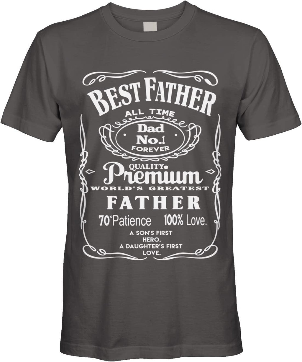 Men's Best Father Premium Dad World's Greatest No.1