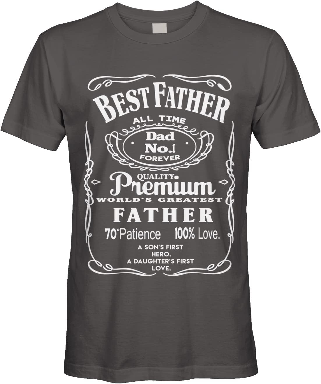Men's Best Father Premium Dad World's Greatest No.1