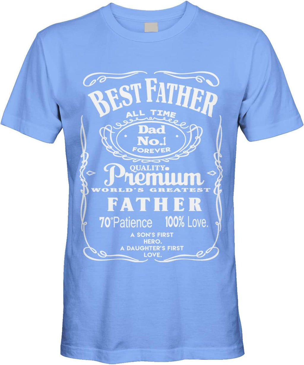 Men's Best Father Premium Dad World's Greatest No.1