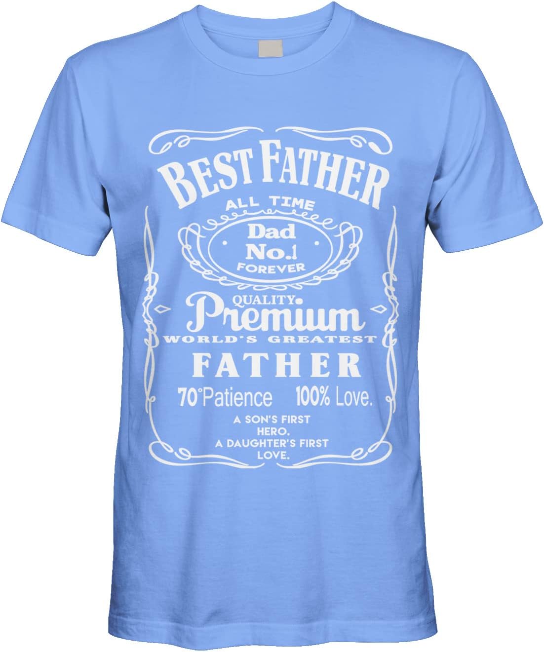 Men's Best Father Premium Dad World's Greatest No.1
