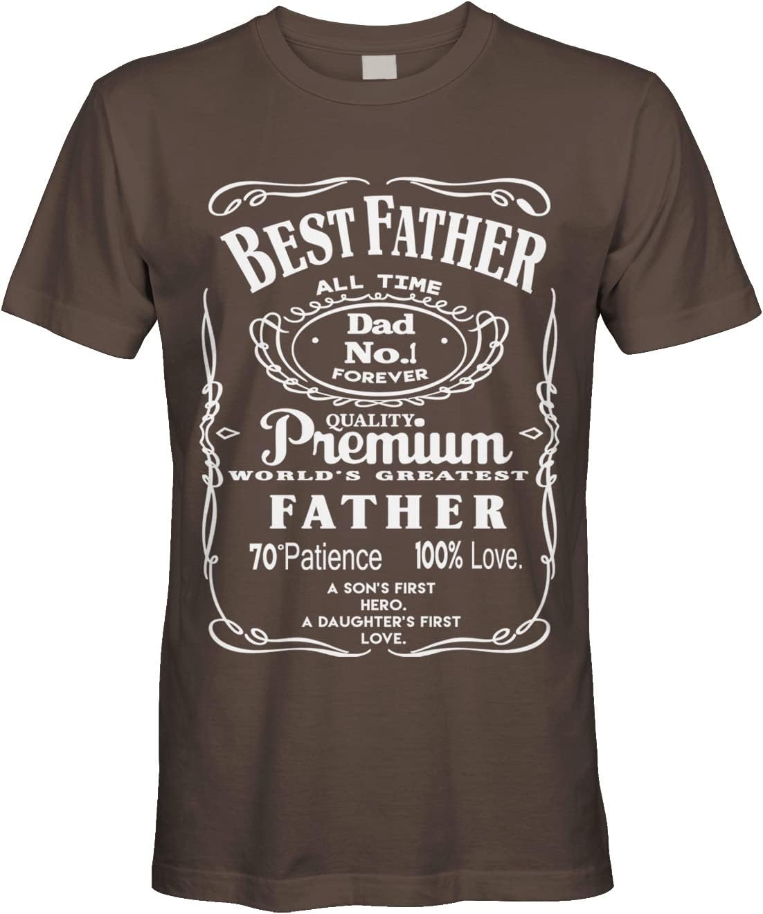 Men's Best Father Premium Dad World's Greatest No.1