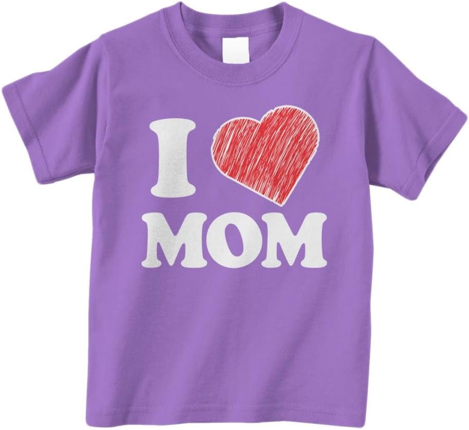 Threadrock Little Boys' I Love Mom Infant\/Toddler