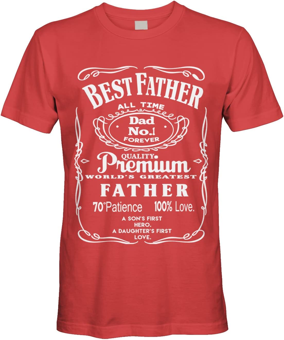Men's Best Father Premium Dad World's Greatest No.1