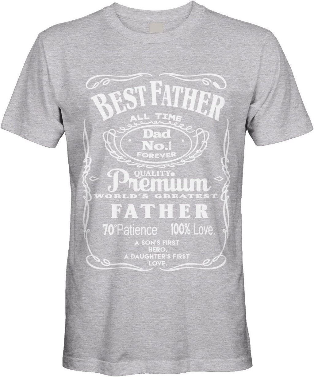 Men's Best Father Premium Dad World's Greatest No.1