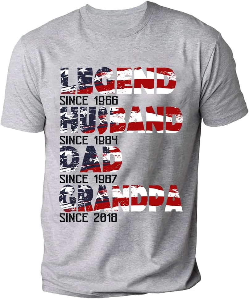 Personalized Shirt for Dad Shirt with Kids, Gifts for Dad Papa Shirts, Fathers Day Birthday Gifts, Gifts for Men Shirt