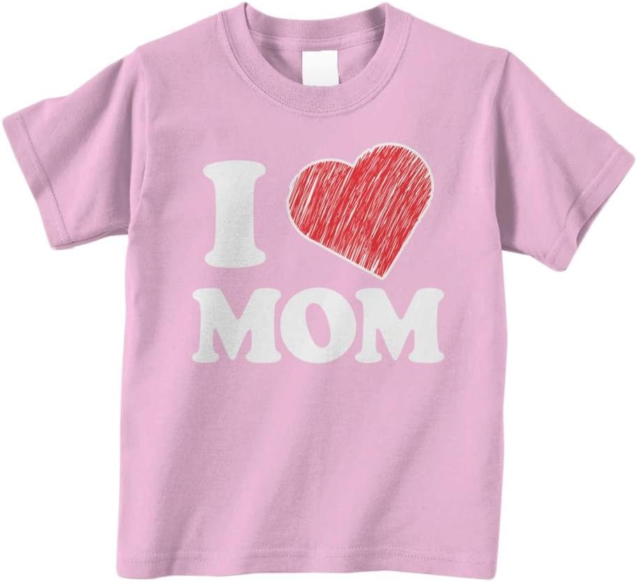 Threadrock Little Boys' I Love Mom Infant\/Toddler