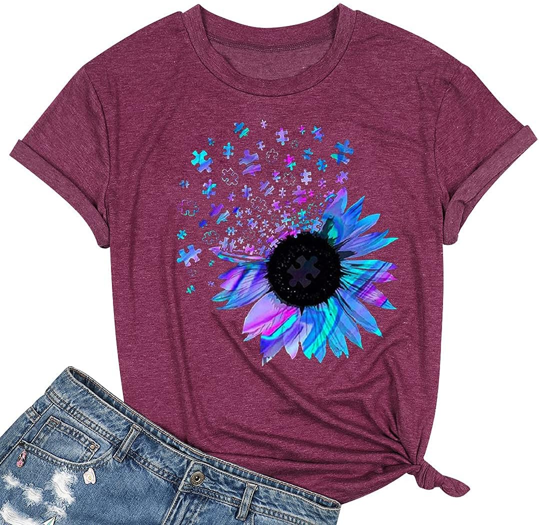 Bealatt Women's Sunflower Graphic Shirts Sunflower Pattern Print Tank Tops Casual Sleeveless Summer Tops Holiday Tee Shirt Mother Shirt
