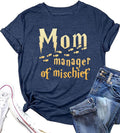 Funny Mom Shirt Women Mom Manager Shirt Magical Mama Shirt Mothers Day Short Sleeve Tee Tops