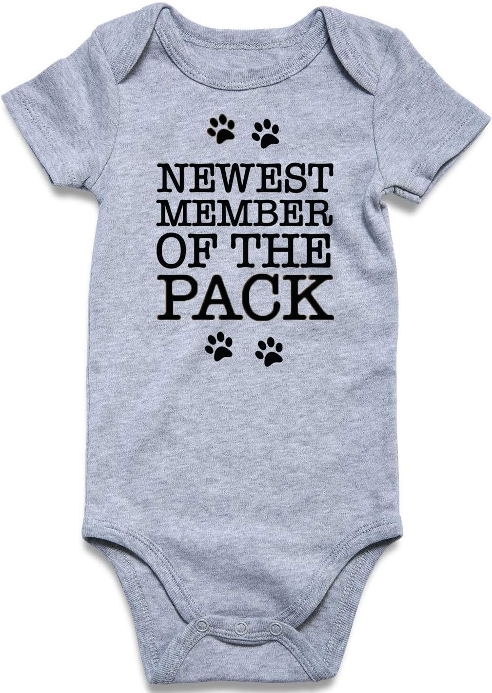 UNICOMIDEA Baby Boys Girls Romper Letter Printed Newborn Outfit Short Sleeve Bodysuits 0-12 Months