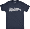 Mens Dad Jokes Loading Tshirt Funny Fathers Day Papa Novelty Graphic Tee