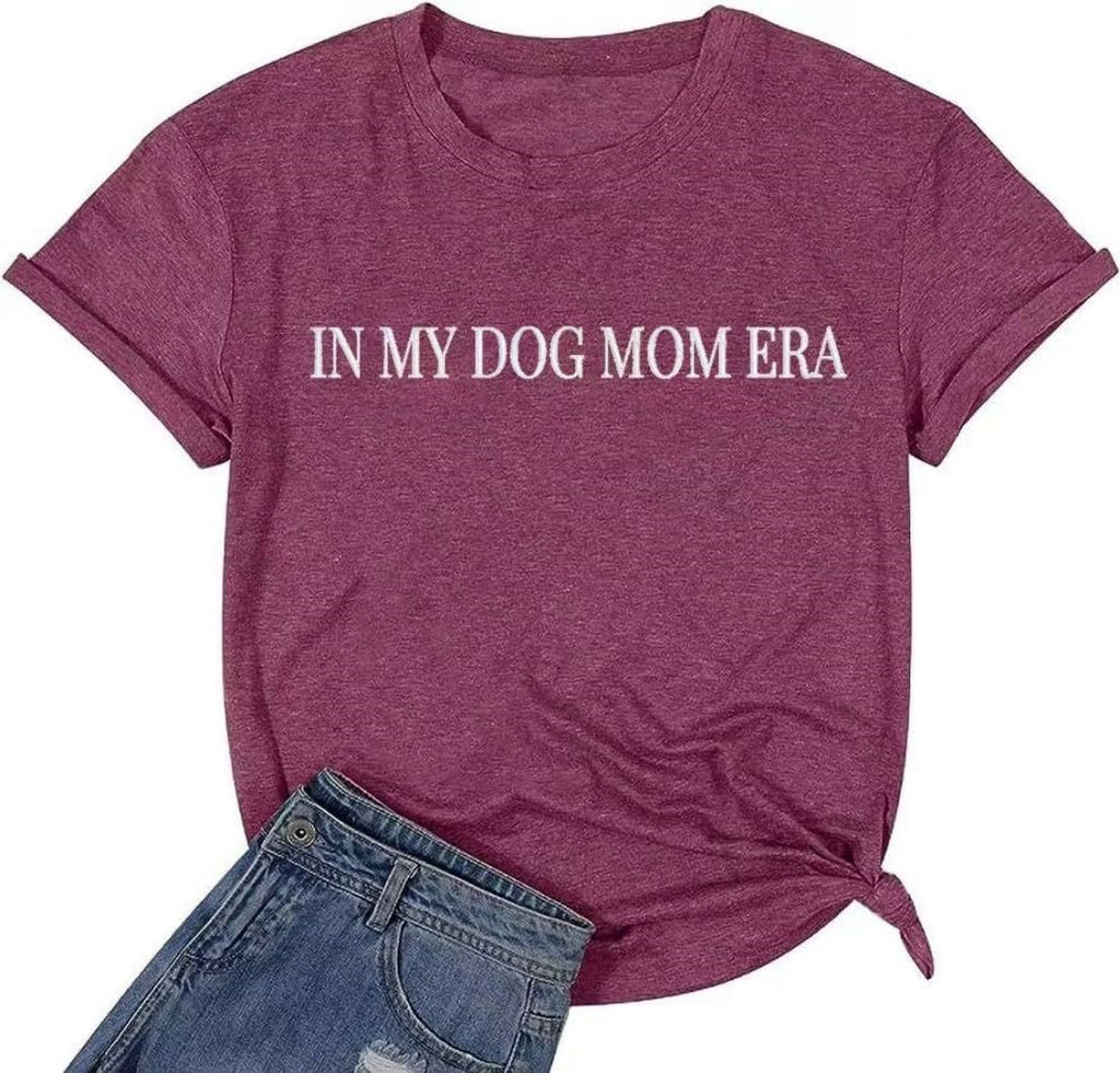 T-Shirt for Mama Women's Mom Life Graphic Tees Casual Cute Mother's Day Tops for Mommy