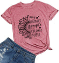 Life is Better with My Boys Women Funny Mom Gift Shirts Graphic Summer Short Athletic Casual Workout Tops Mother Shirt