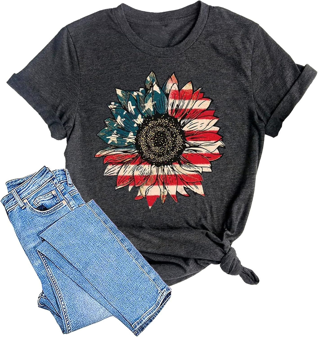 Bealatt Women's Sunflower Graphic Shirts Sunflower Pattern Print Tank Tops Casual Sleeveless Summer Tops Holiday Tee Shirt Mother Shirt