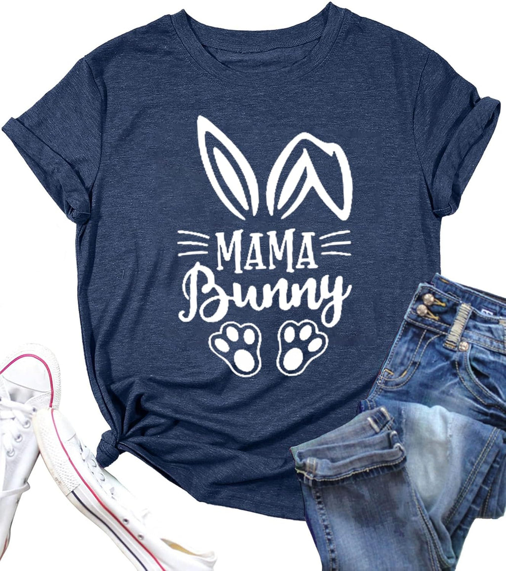 Mama Shirts for Women Mothers Day Mama Mommy Mom Bruh Graphic T Shirts Casual Tops Tee Gifts
