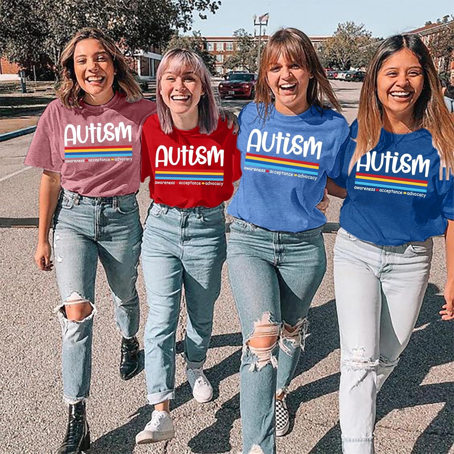 Autism Awareness Shirt Womens Autism Acceptance Shirt Be Kind Inspirational Shirt Autism Support Gift Tee Tops