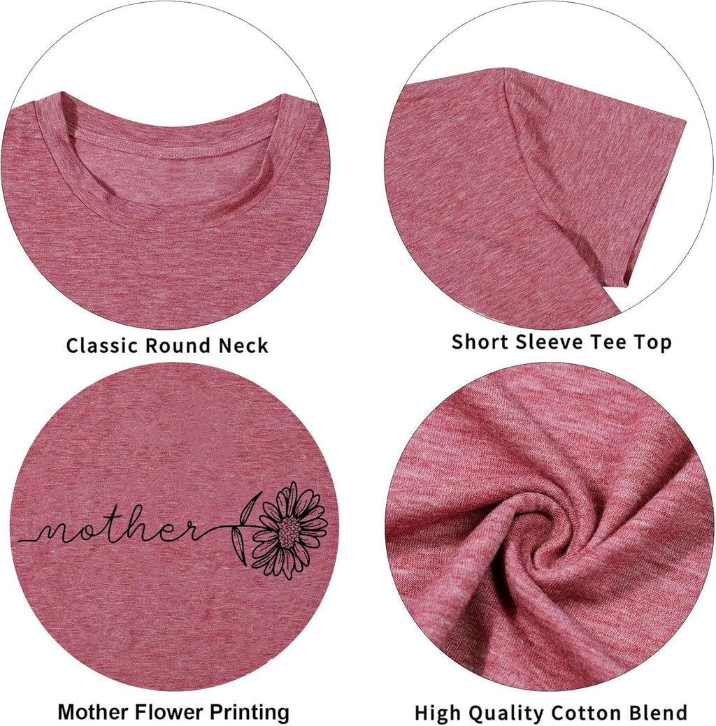 Bealatt Women's Sunflower Graphic Shirts Sunflower Pattern Print Tank Tops Casual Sleeveless Summer Tops Holiday Tee Shirt Mother Shirt