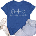SUWATOIN Womens Autism Awareness Shirts Autistic Support T-Shirt Puzzle Piece Tee Tops