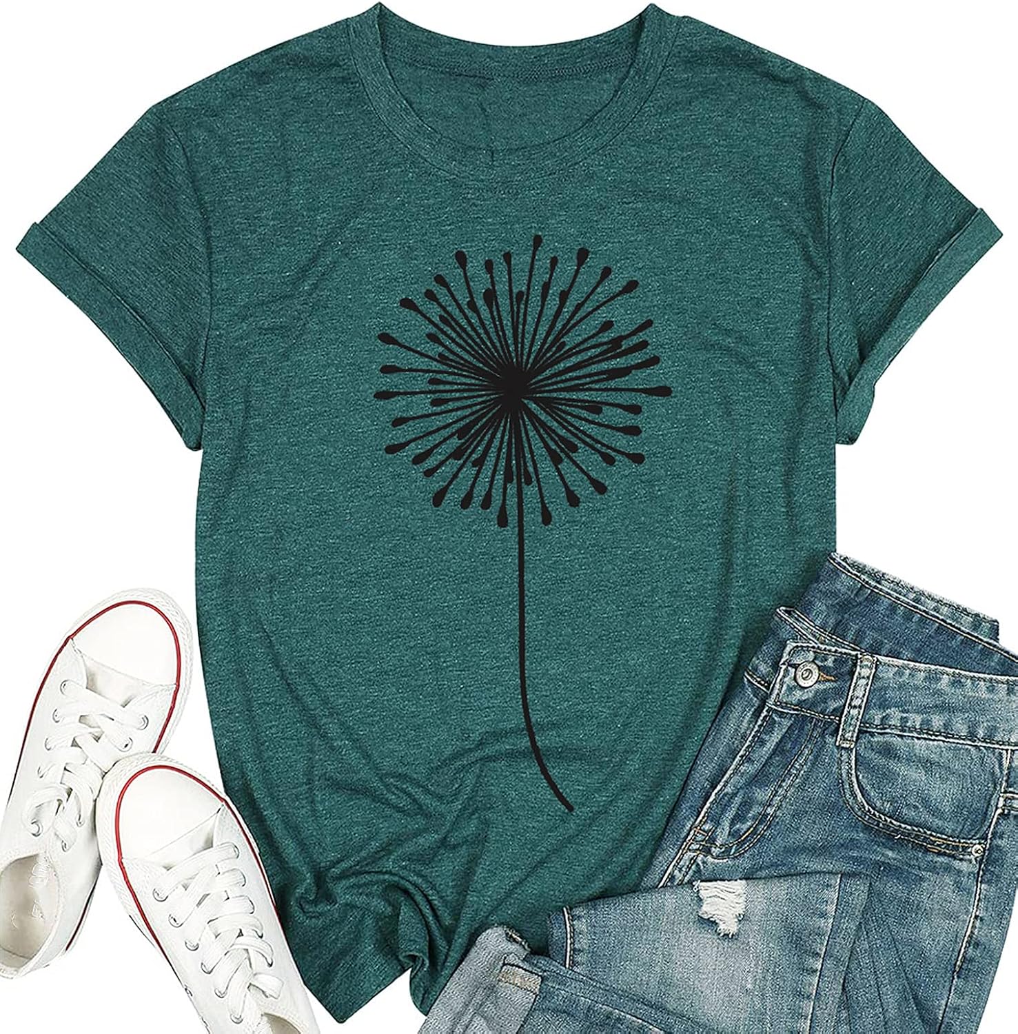 Bealatt Women's Sunflower Graphic Shirts Sunflower Pattern Print Tank Tops Casual Sleeveless Summer Tops Holiday Tee Shirt Mother Shirt