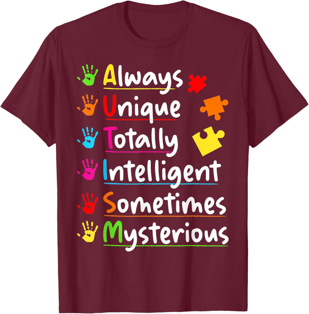 Always Unique Autism Awareness Totally Intelligent Kids