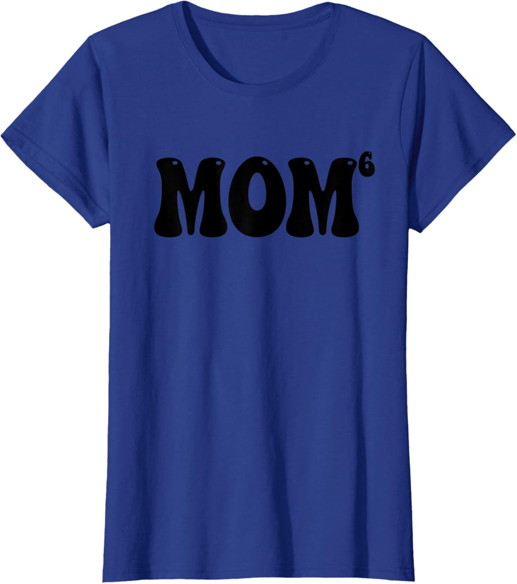 Mom6 Mom of 6 Mother of Six Kids Mama Gifts Mothers Day