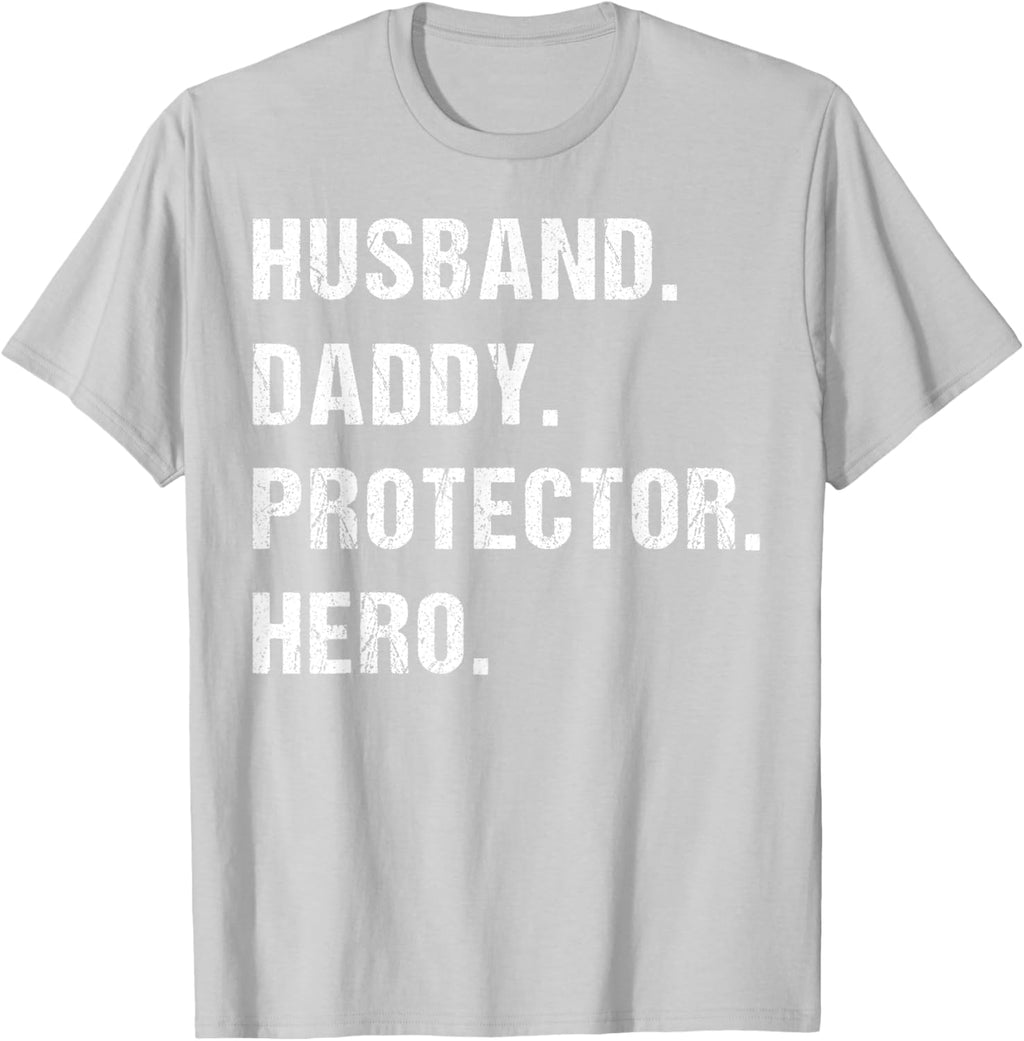 Husband Daddy Protector Hero Fathers Day Gift For Dad Wife