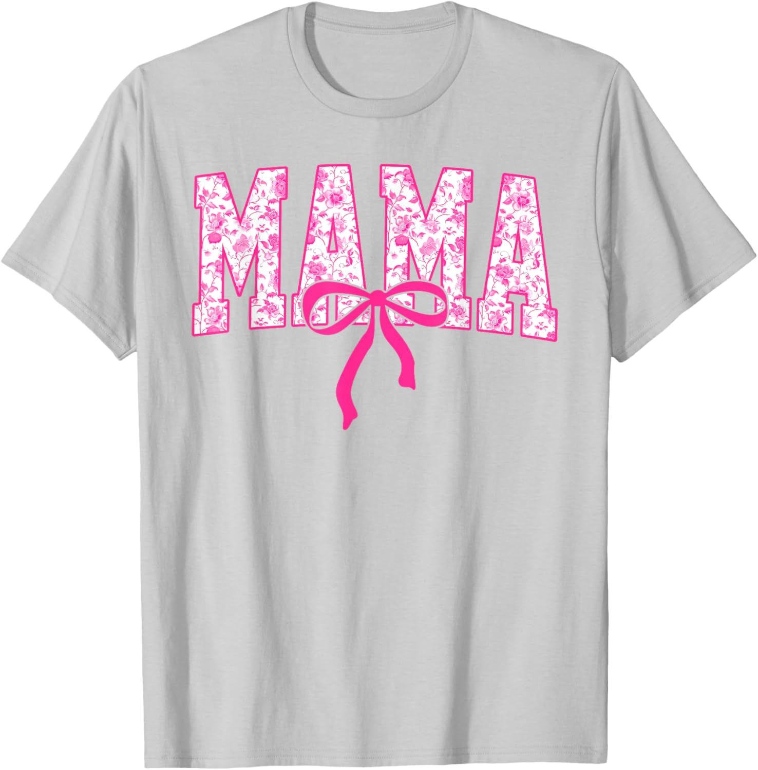 Coquette Pink Chinoiserie Mama Floral Bow Mom Mothers Day