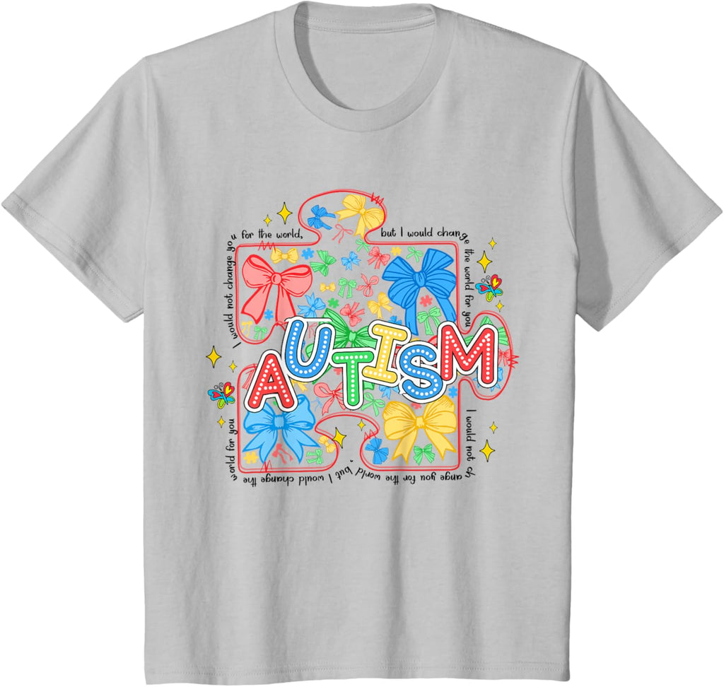 Autism Awareness Coquette Bow Autism Awareness Puzzle Piece