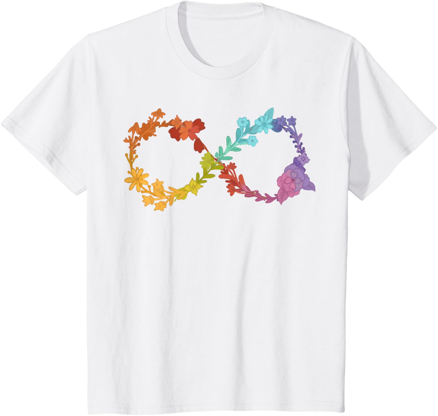 Floral Neurodiversity Infinity Symbol Autism Awareness
