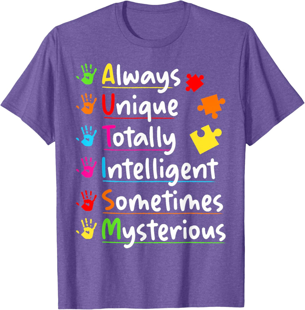Always Unique Autism Awareness Totally Intelligent Kids
