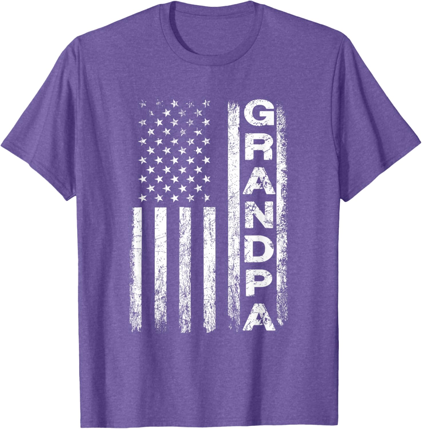 Grandpa Vintage American Flag Father's Day 4th of July Papa