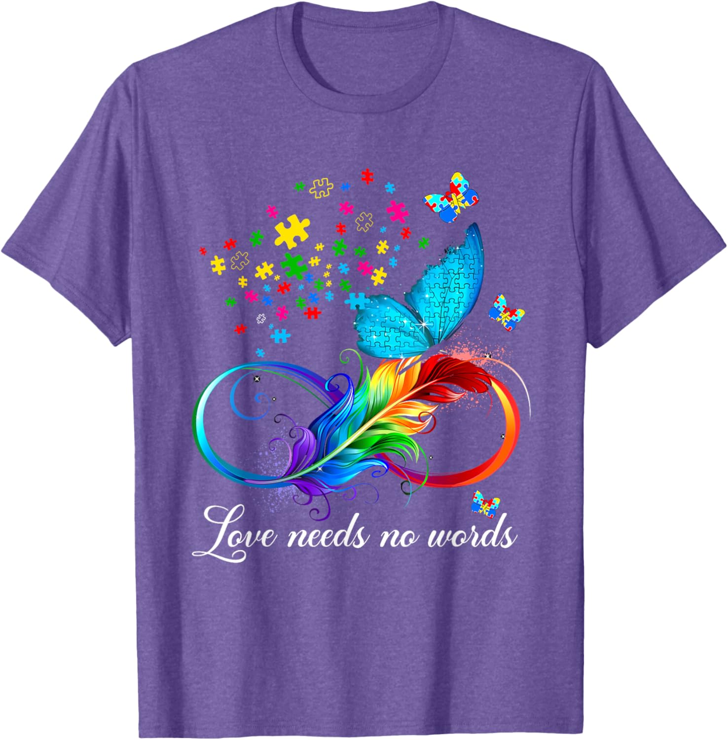 Love Needs No Words Autism Kids Mom Support Autism Awareness