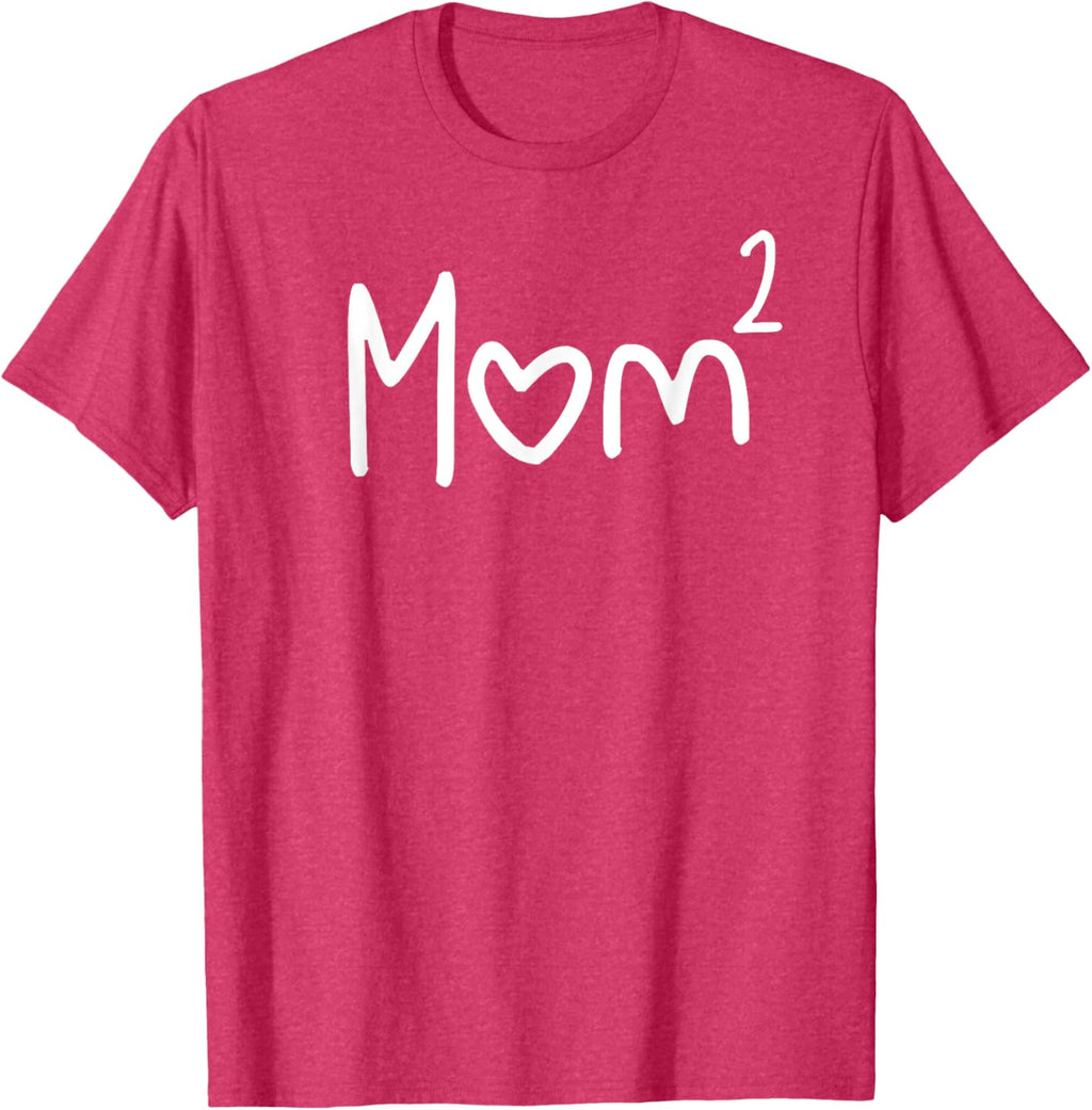 Mom Of Two Kid Mother Day Shirt Mom 2 Squared Mommy Shirt
