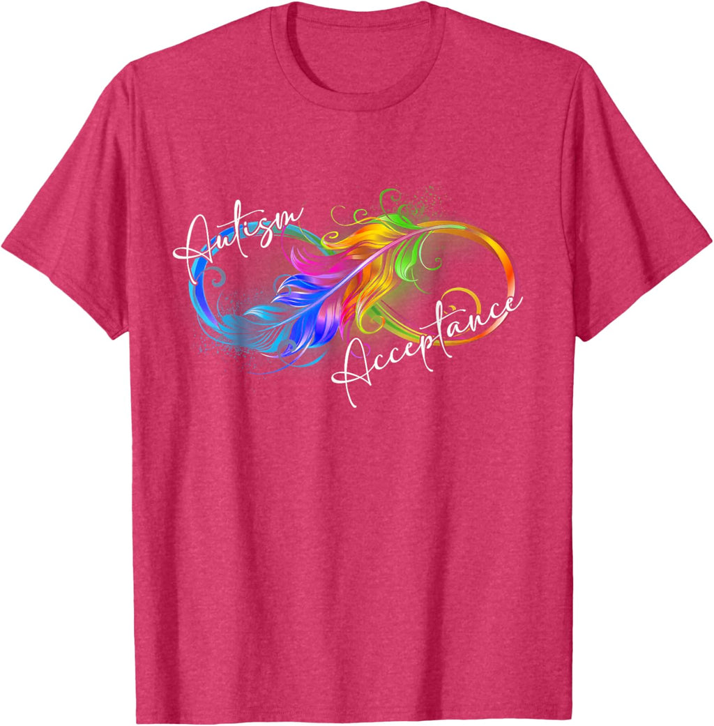 Autism Red Instead Infinity Symbol Autistic Acceptance