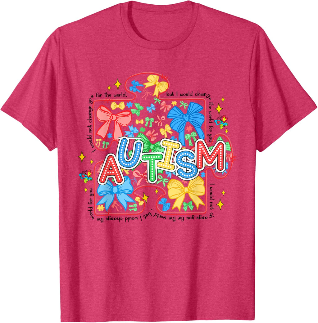 Autism Awareness Coquette Bow Autism Awareness Puzzle Piece