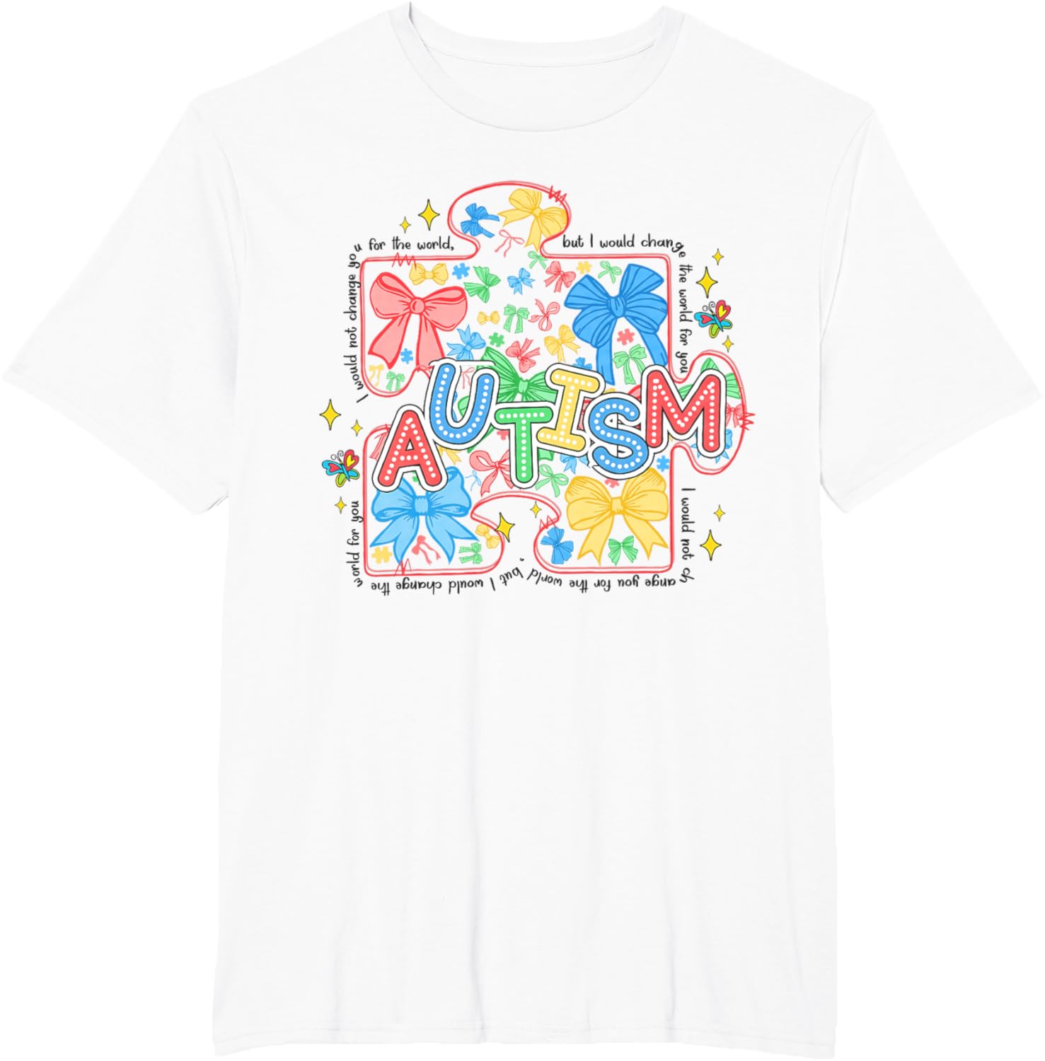 Autism Awareness Coquette Bow Autism Awareness Puzzle Piece
