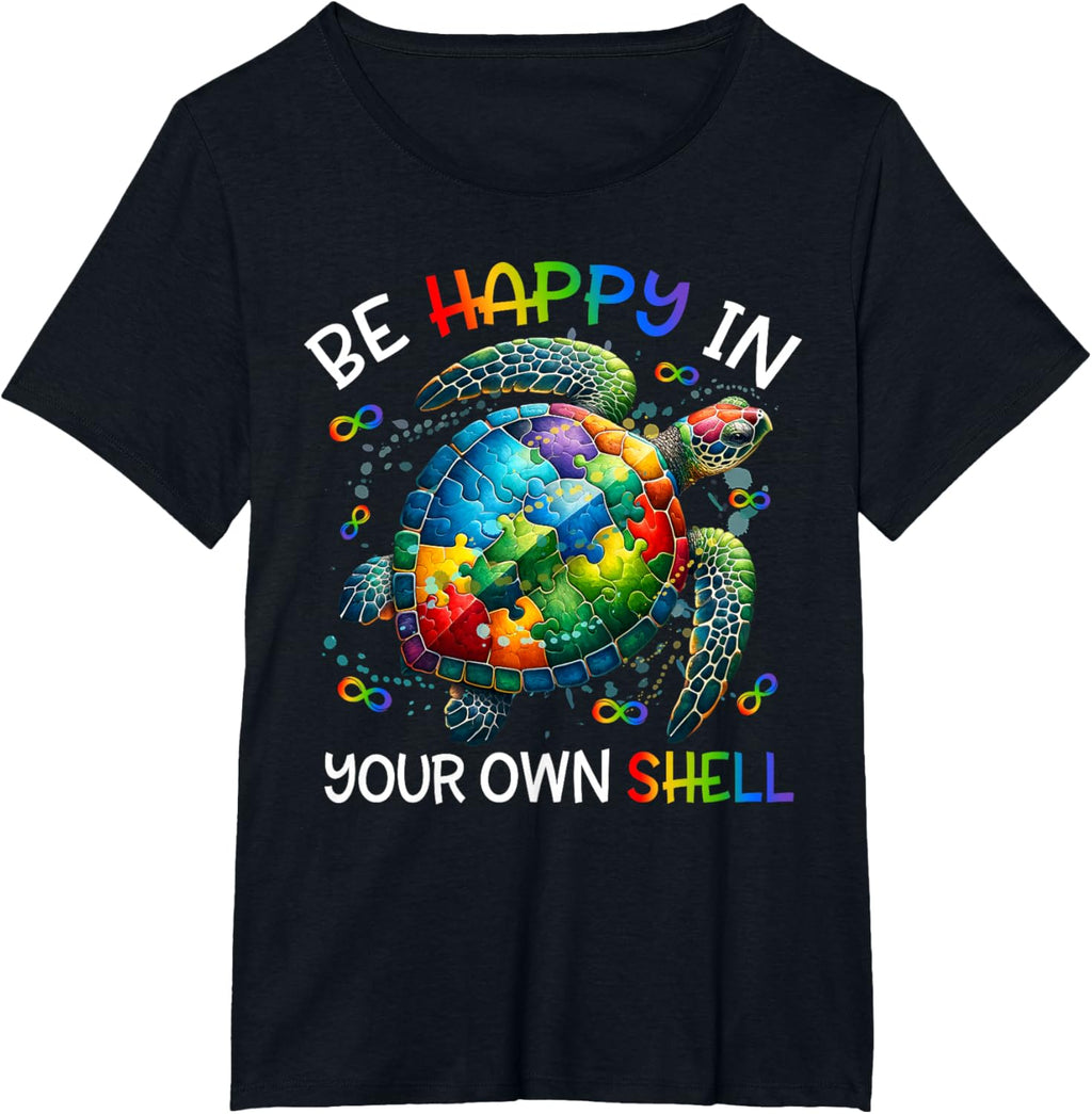 Puzzle Turtle Be Happy In Your Own Shell Autism Awareness