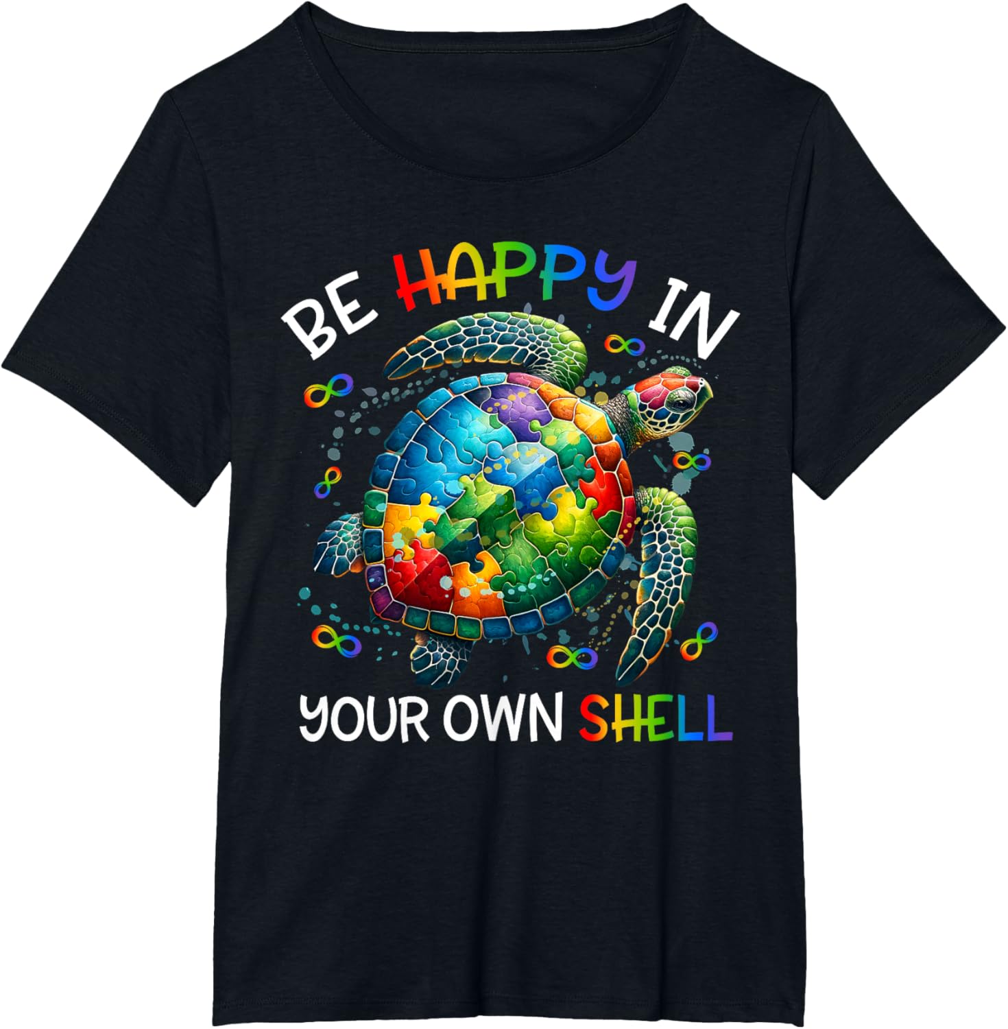 Puzzle Turtle Be Happy In Your Own Shell Autism Awareness