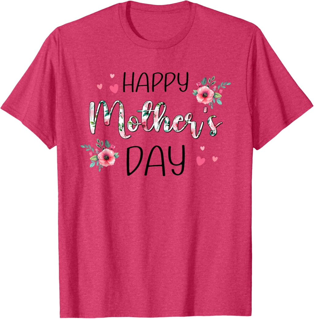 Happy Mothers Day Shirts for Women, Mom Tshirt Grandma Gift Mother Shirt