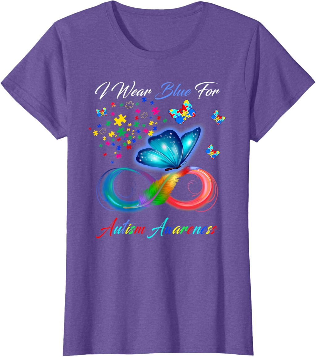 I Wear Blue For Autism Awareness - Autism Awareness Month