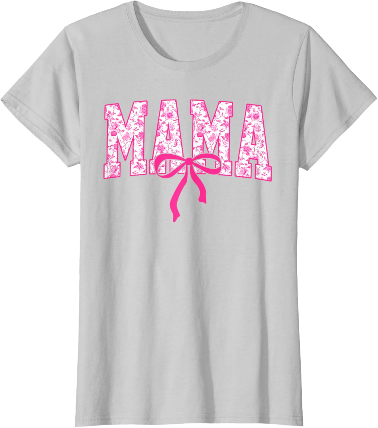 Coquette Pink Chinoiserie Mama Floral Bow Mom Mothers Day