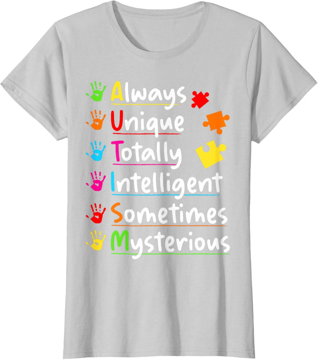 Always Unique Autism Awareness Totally Intelligent Kids