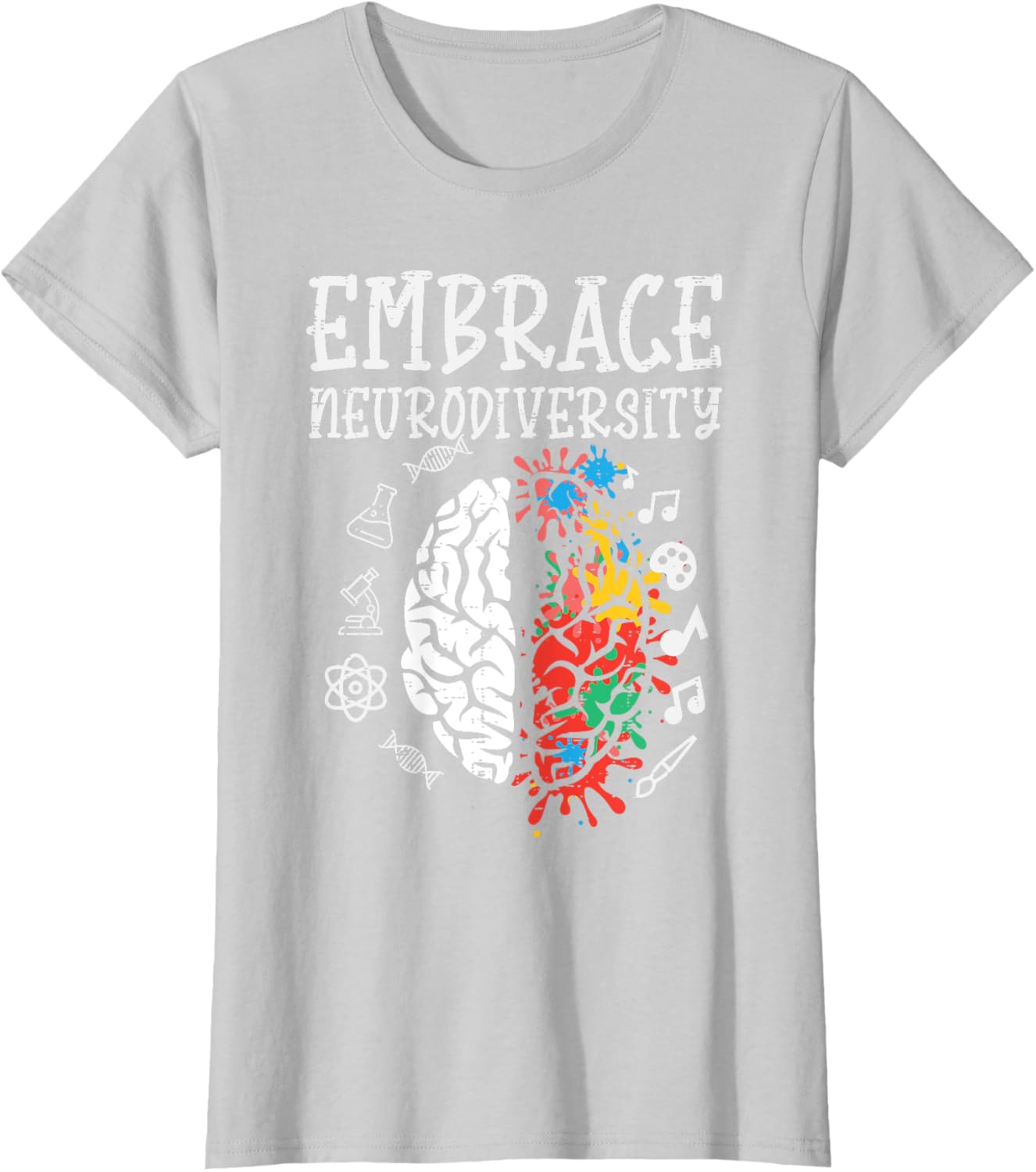 Embrace Neurodiversity Autism Awareness ASD Men Women Kids