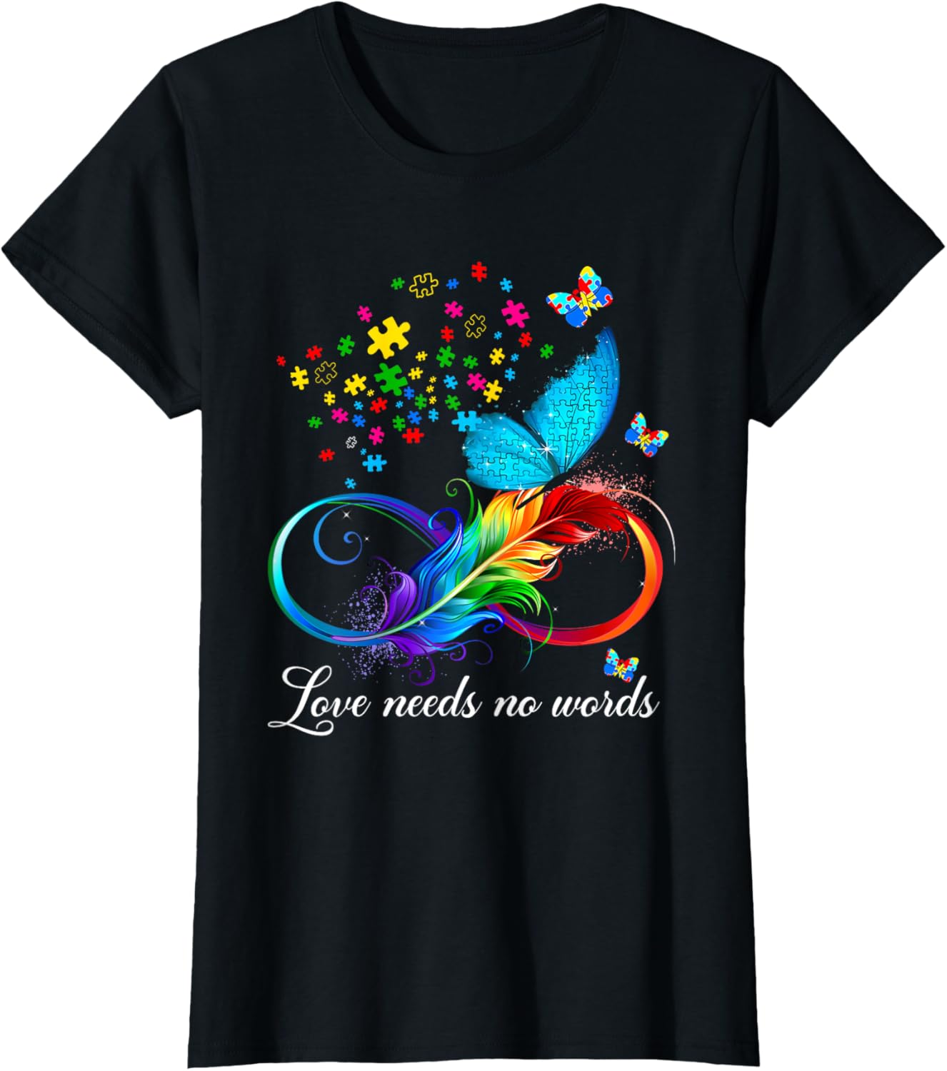 Love Needs No Words Autism Kids Mom Support Autism Awareness