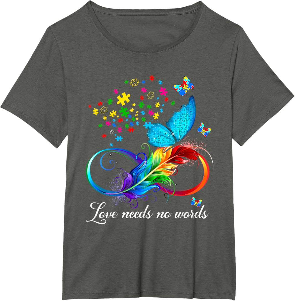 Love Needs No Words Autism Kids Mom Support Autism Awareness